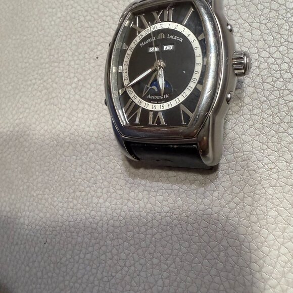 MAURICE LACROIX Masterpiece Moon Phase Automatic Mens Watch Model MP6439 - Picture 6 of 8